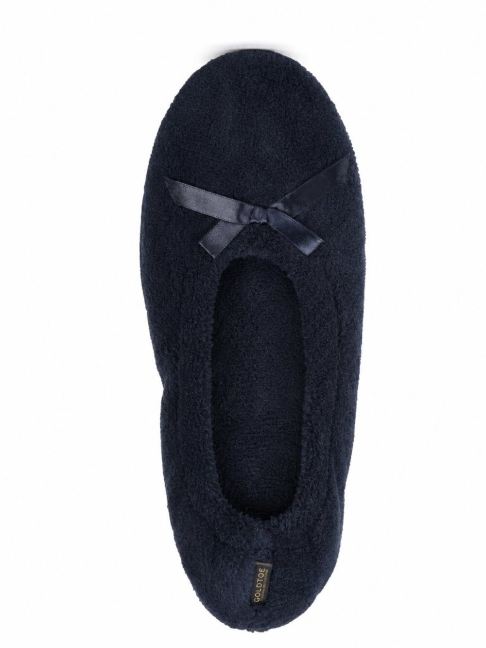 GoldToe Ballet House Slippers Womens Size 9 Black Soft Indoor Shoes NWT
